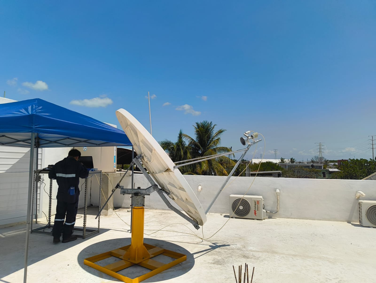 Equipos de comunicación satelital